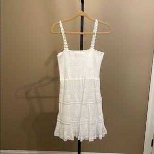 Pre Owned BB Dakota Steve Madden Smocked Dress Size Large.